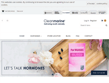 Tablet Screenshot of cleanmarine.ie